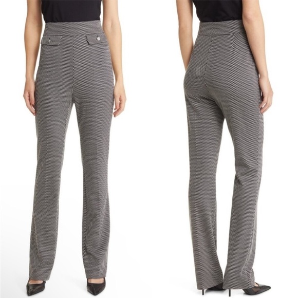 Hugo Boss Tubeka Geo Print High Waist Pull On Pants Size 6 - Picture 1 of 14